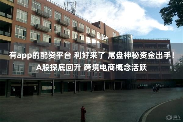 有app的配资平台 利好来了 尾盘神秘资金出手！A股探底回升 跨境电商概念活跃