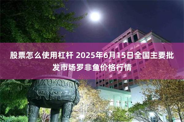 股票怎么使用杠杆 2025年6月15日全国主要批发市场罗非鱼价格行情